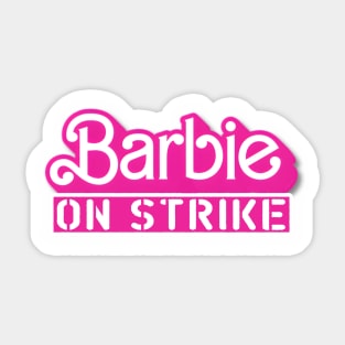 Barbie On Strike Pinkness Sticker